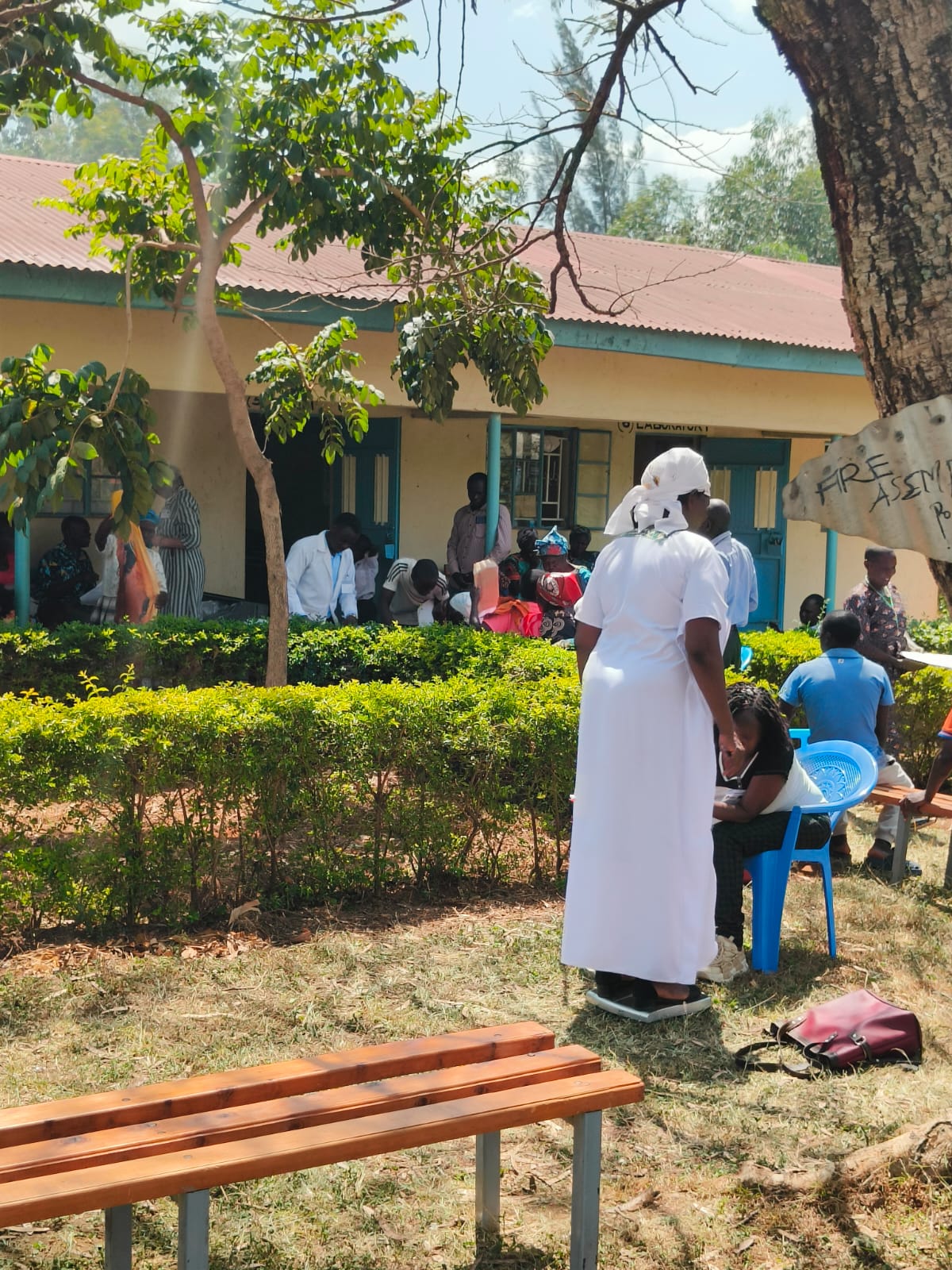 Blood pressure check - mobile clinic